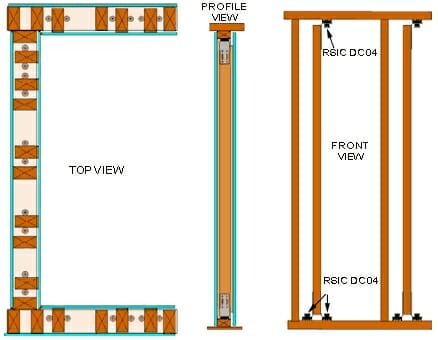 RSIC-DC04低轮廓墙系统标准任务